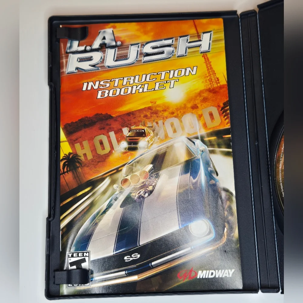 LA Rush for PlayStation 2 - Black, Conplete Tested Working Video Game Ps2